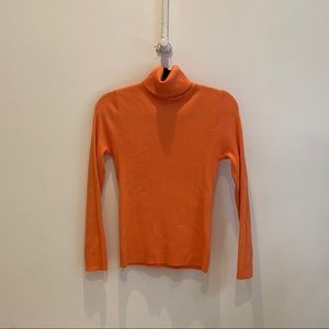 Adika Bright Orange Turtleneck
